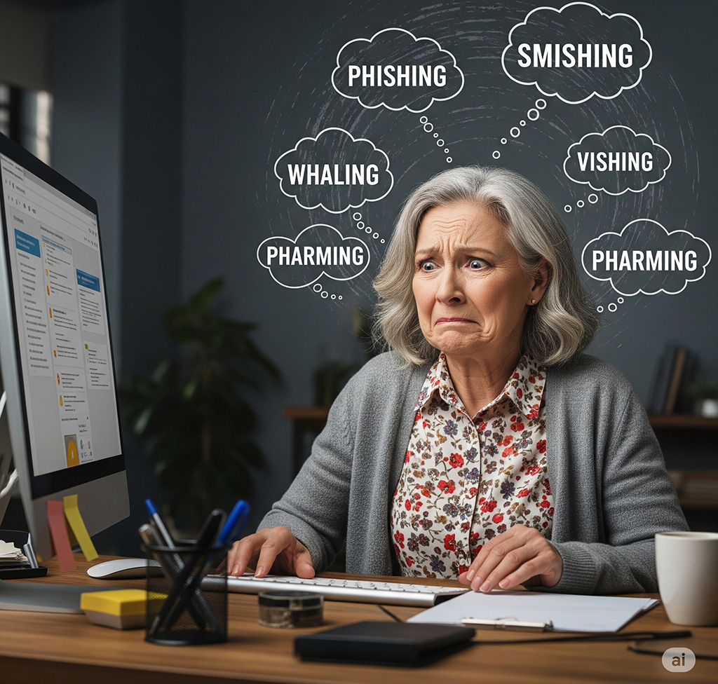 M2-U2-L1 Görselleştirme phishing türleri