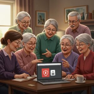 M2-U3-L1-B Illustrazione anziani studenti