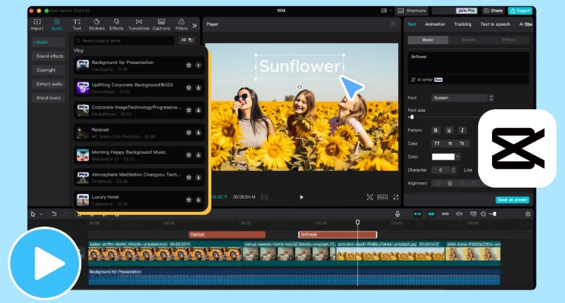 M4-U4-L4 CapCut EN Screenshot