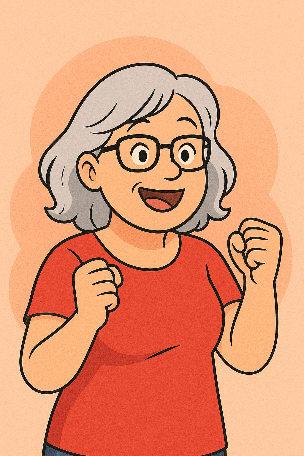 M5_U4_L1 Anna ist glücklich und stolz auf ihren Erfolg