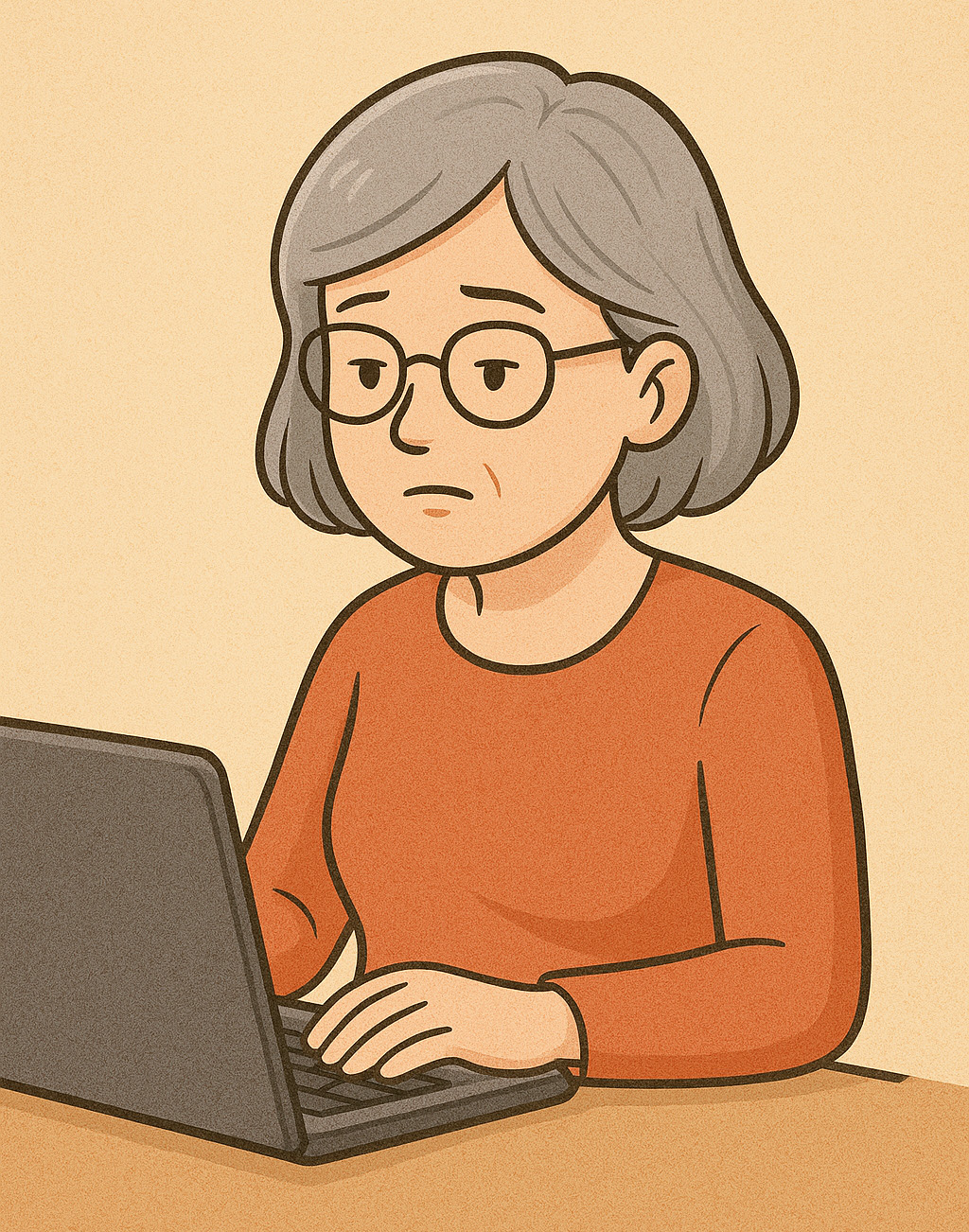 M5-U4-L2-F Anna bei der Arbeit