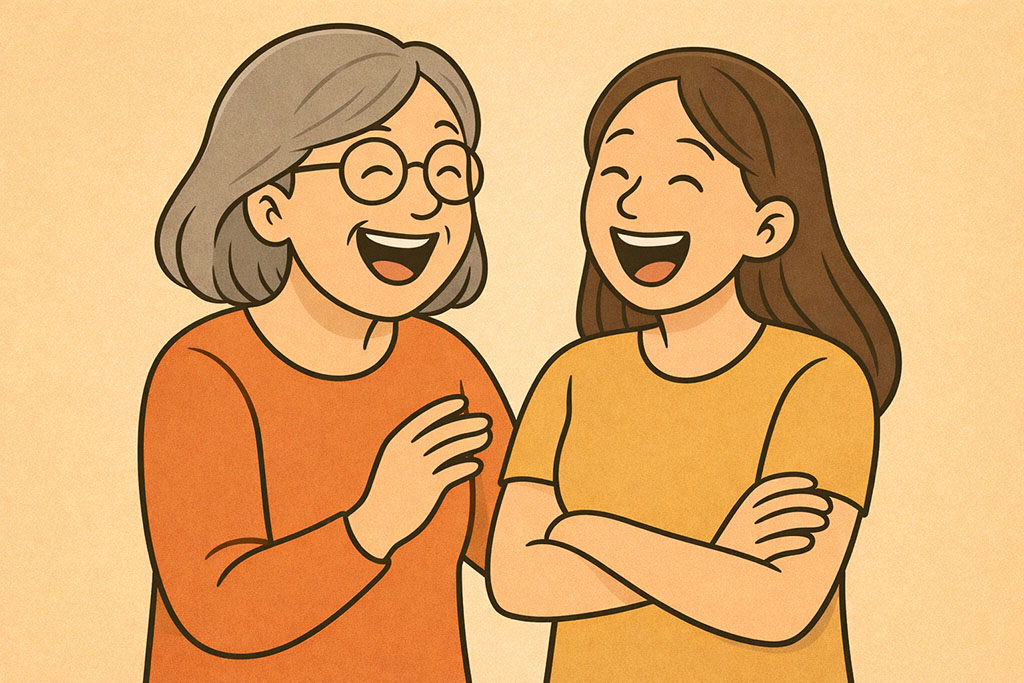 Lachen über Generationen hinweg