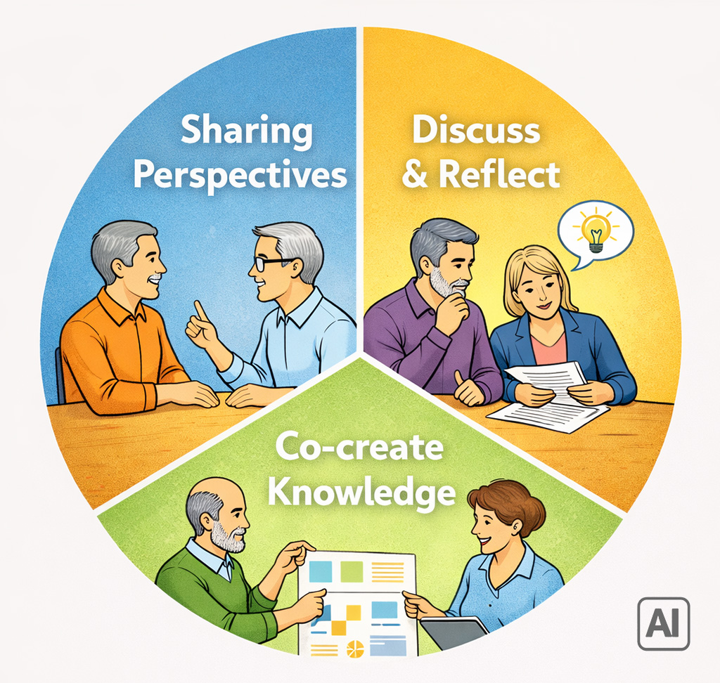 The three issues of building experience Illustration